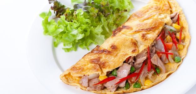 Omelette de atún