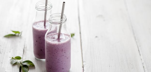 Batido de Arándanos con Skyr y Chía