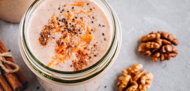 Batido de Carrot Cake con Yogurt Griego