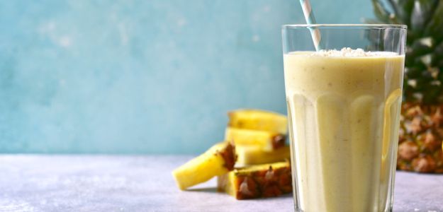 Batido de Piña Colada sin alcohol