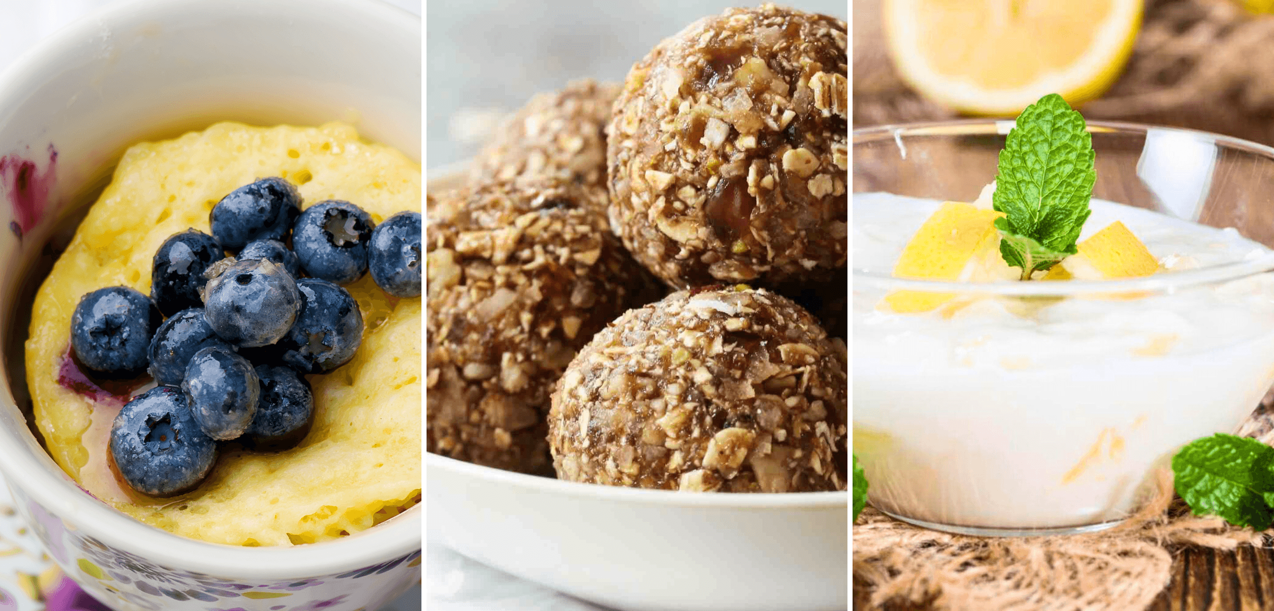 3 Sweet Snacks in 3 Simple Steps - Fitia