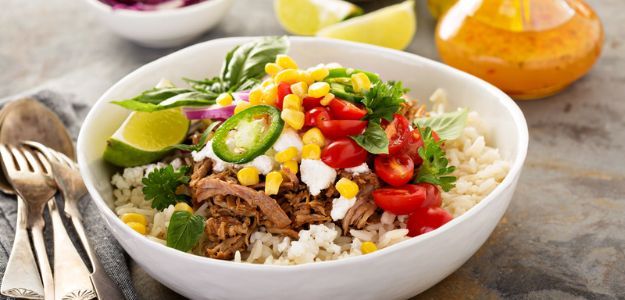 Bowl de Carne Estilo Mexicano