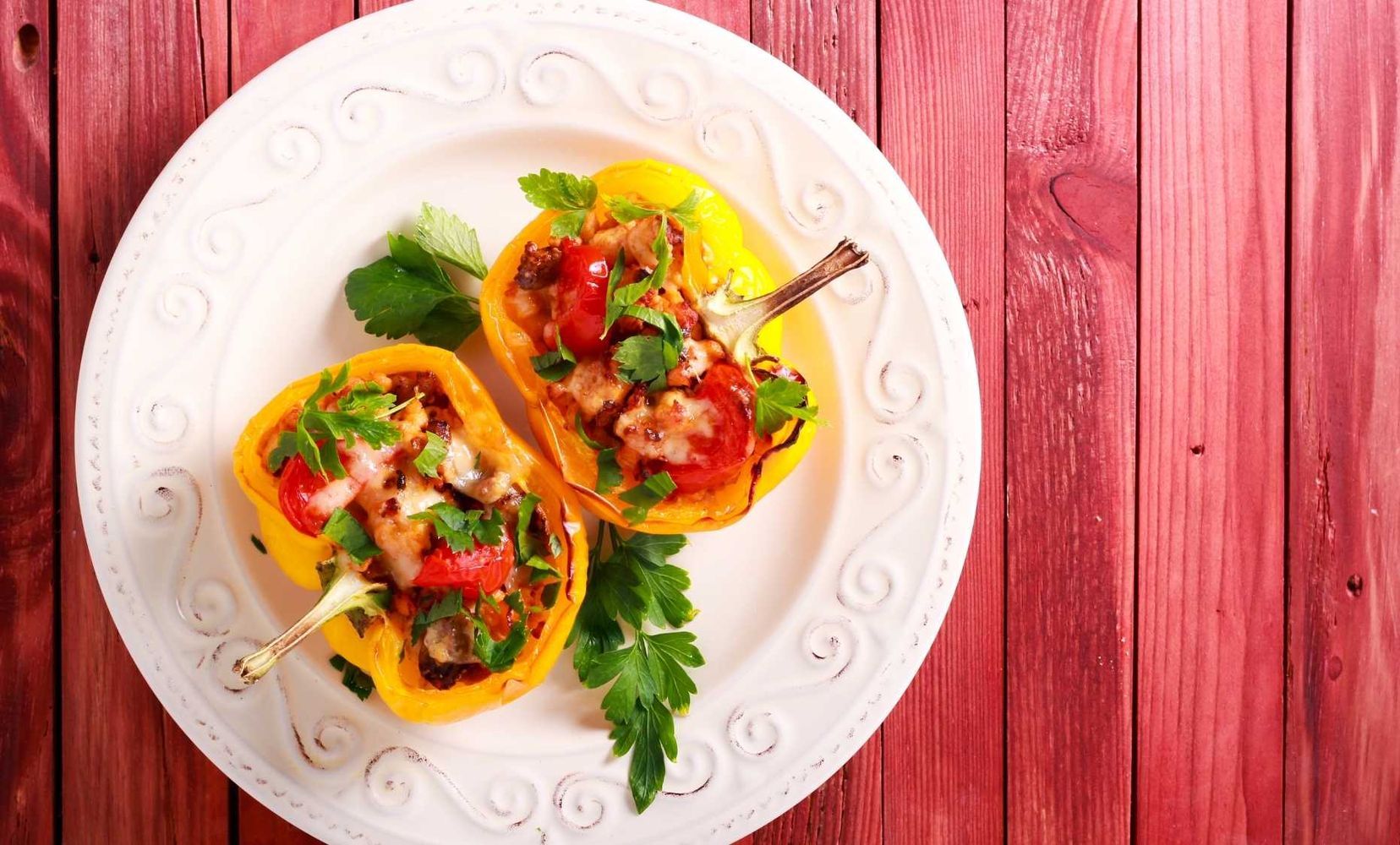Chicken Stuffed Bell Pepper