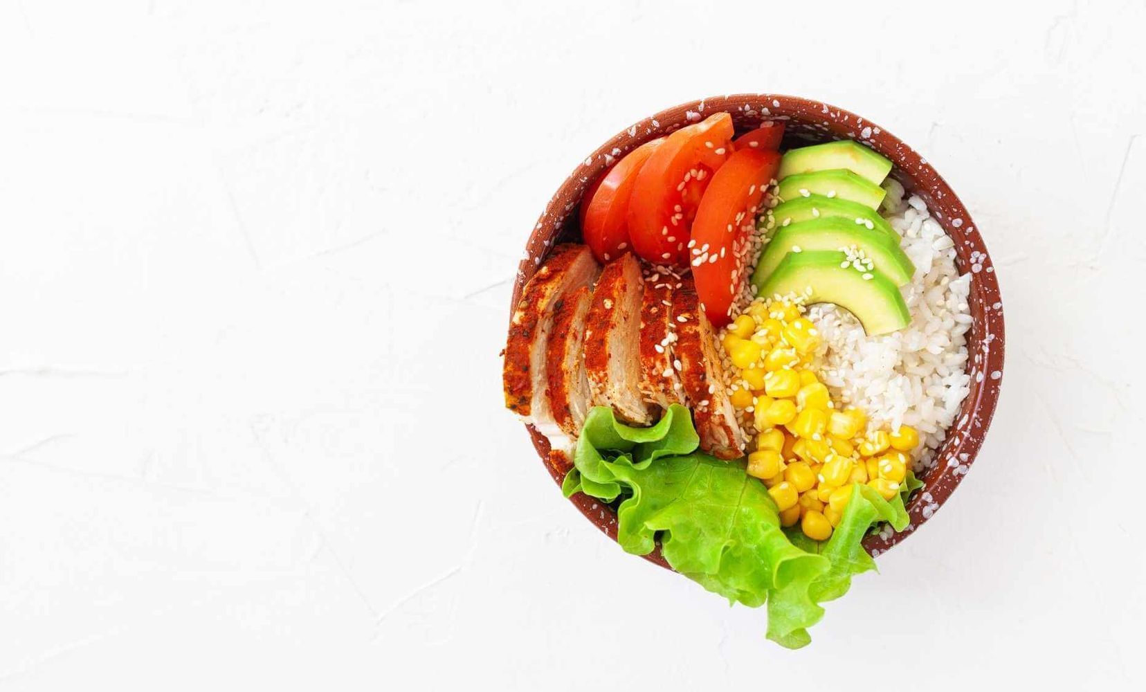 Chicken with Rice, Corn, Avocado and Tomato.jpg