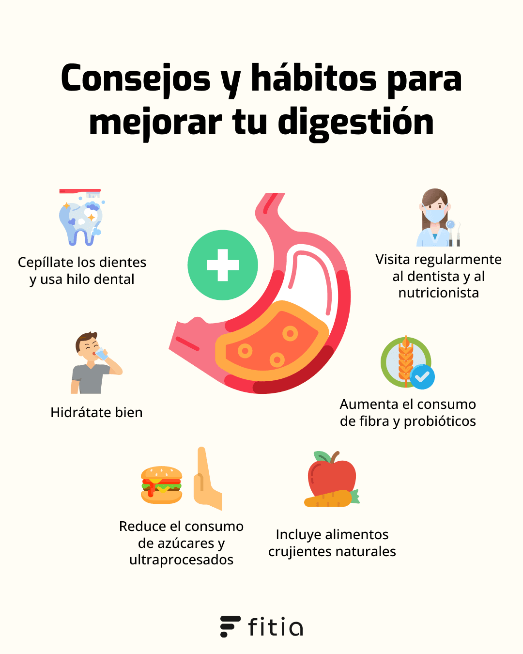 Consejos para mejorar la digestión con hábitos saludables