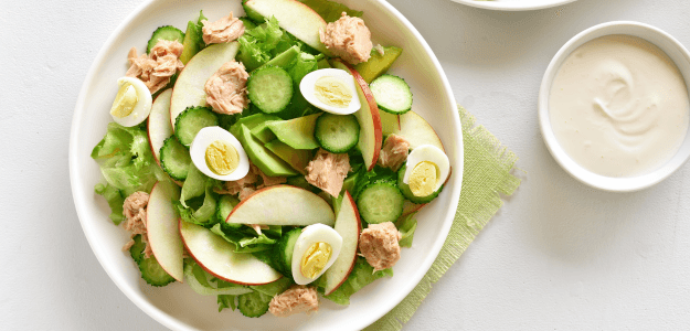 Ensalada verde con atun