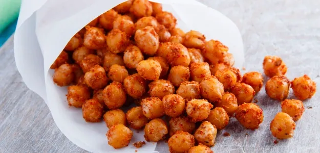 Garbanzos crocantes picantes air fyer