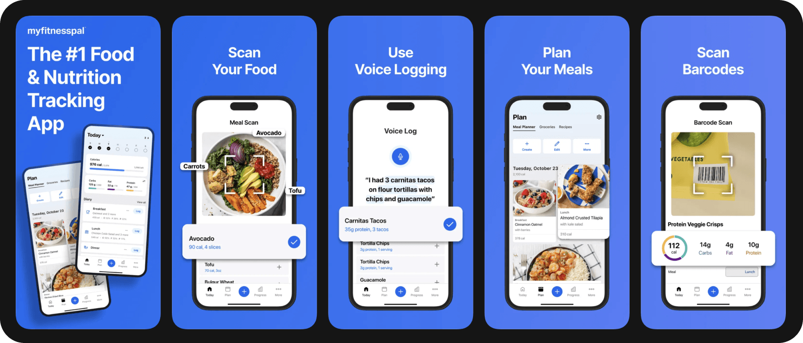 Ad banner promoting MyFitnessPal