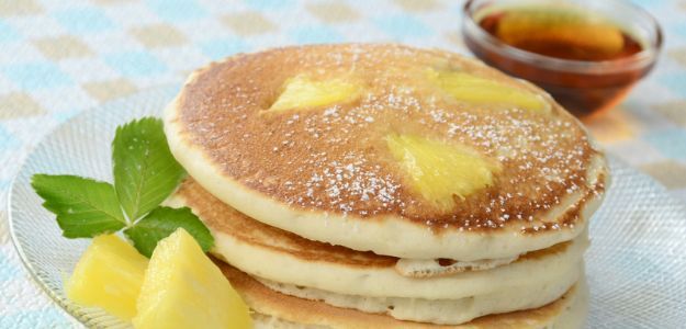 Panqueques Proteicos de Avena y Piña