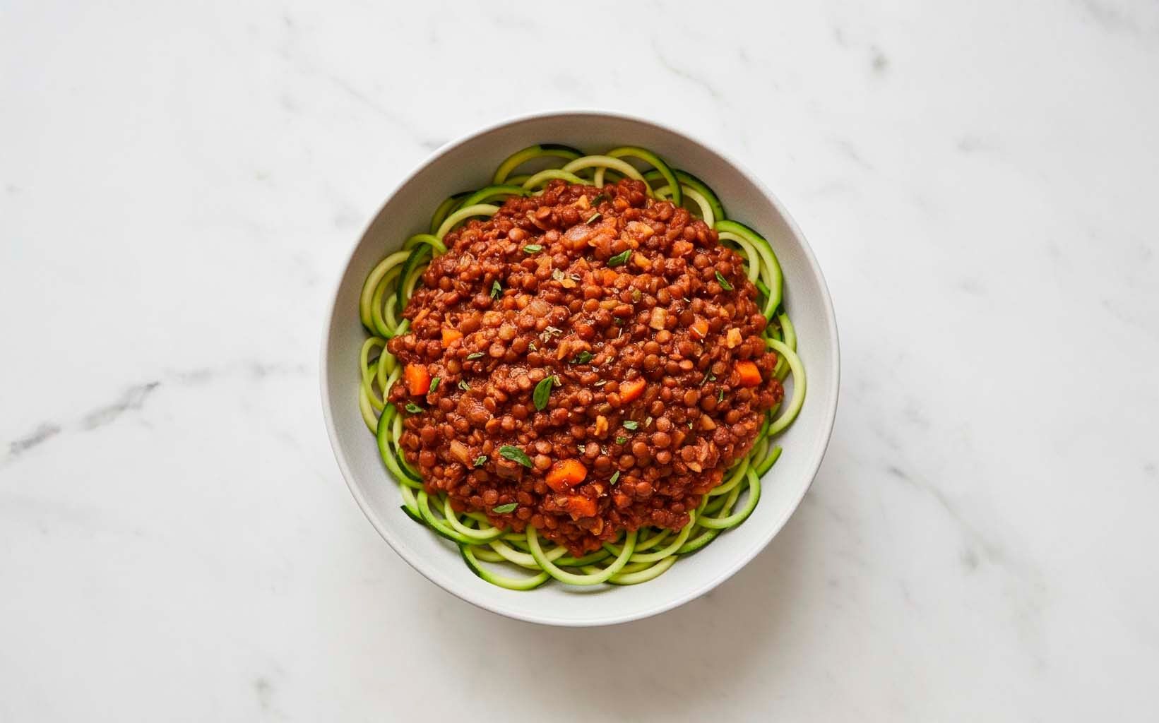 Pasta de Zucchini con Salsa Boloñesa de Lentejas.jpeg
