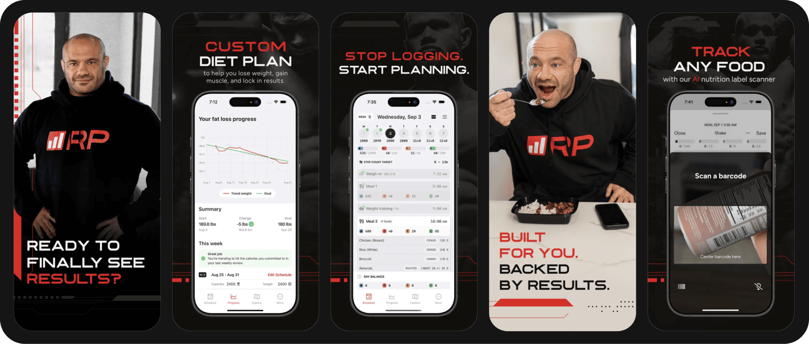 Ad banner promoting RP Diet Coach
