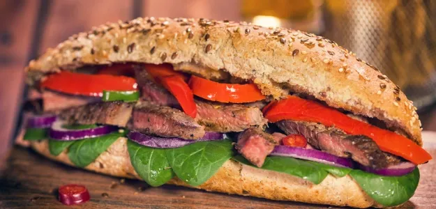 Sandwich de Carne proteica