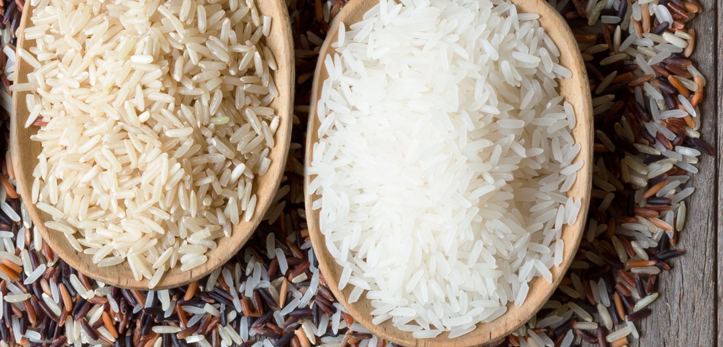 arroz blanco e integral