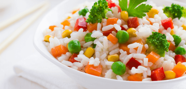 arroz con verduras