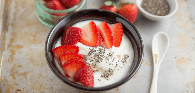bowl yogurt