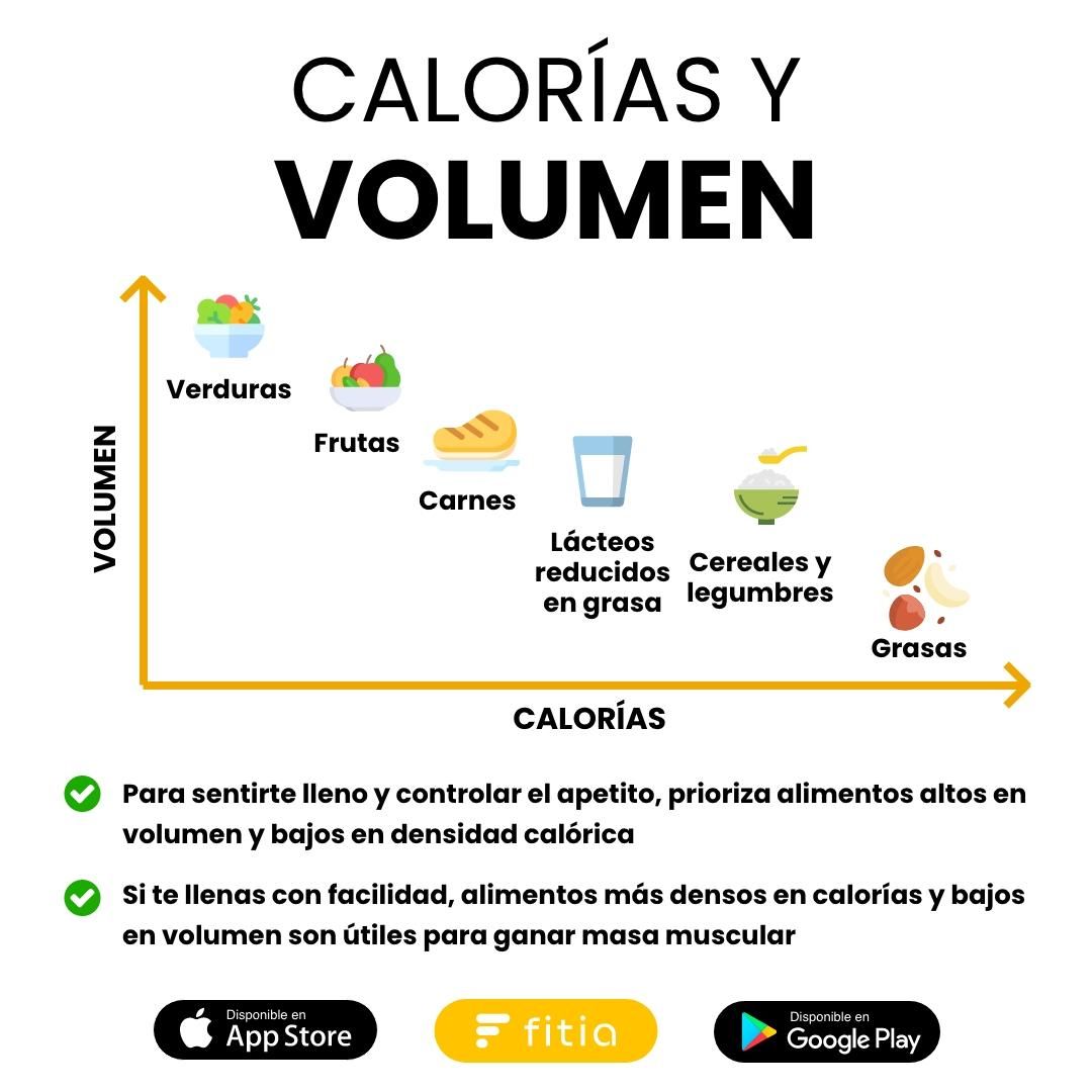alimentos con baja densidad calórica