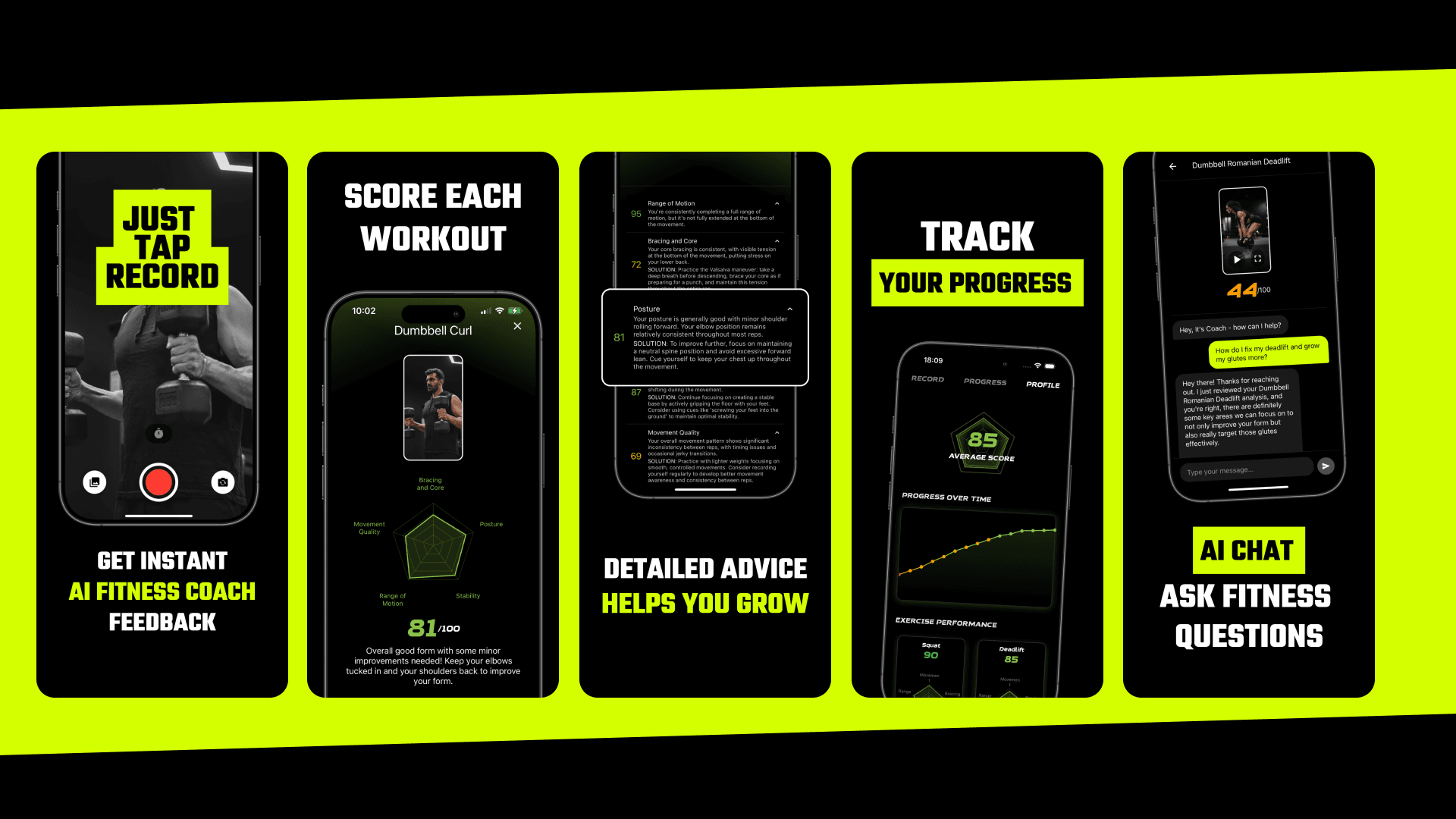 Ad banner promoting Gymscore