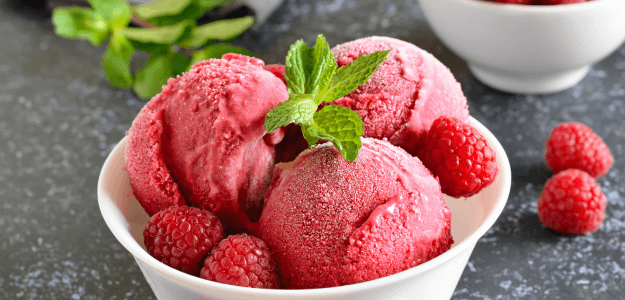 helado de fresa