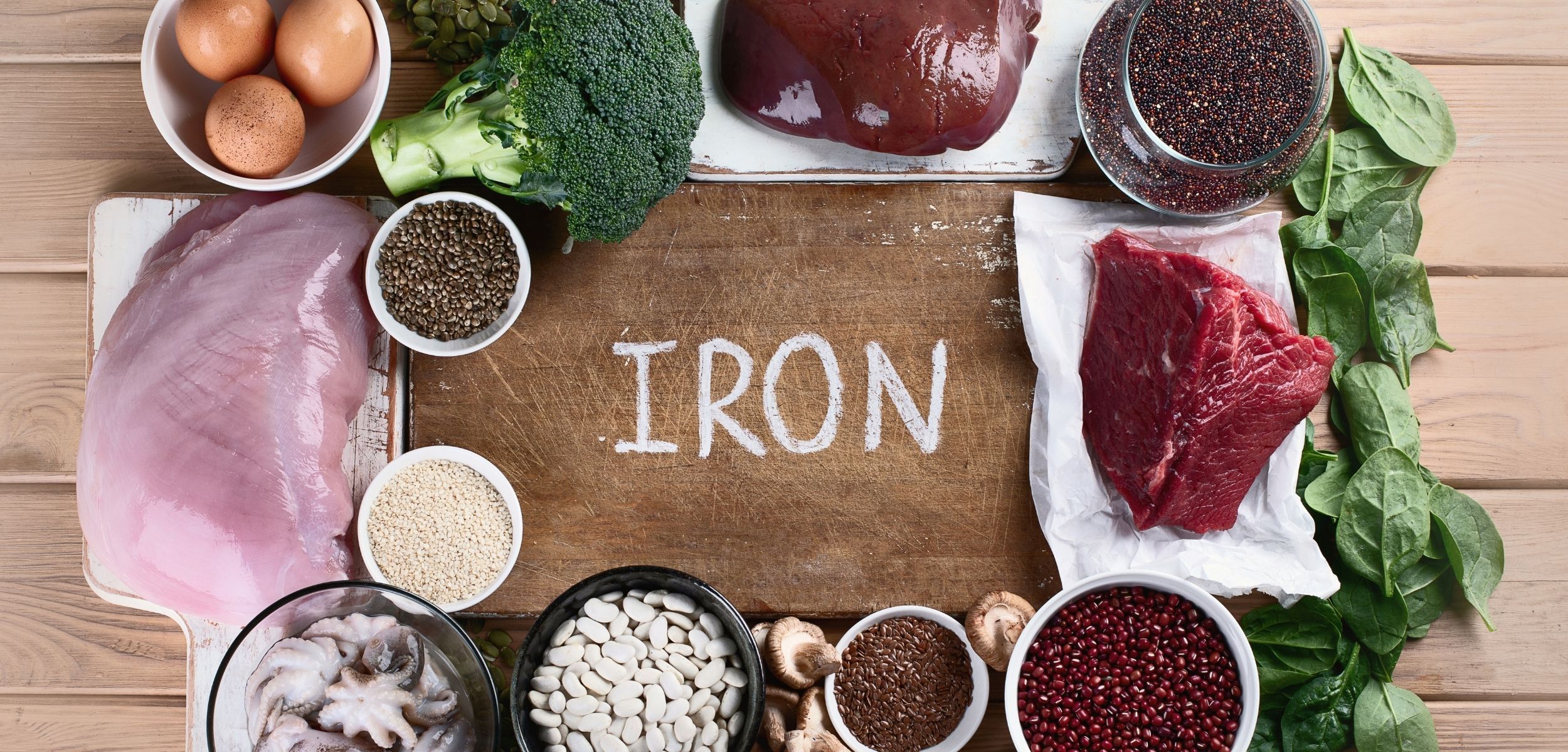alimentos ricos en hierro
