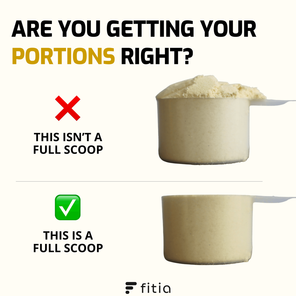 ARE YOU GETTING YOUR PORTIONS RIGHT? scoop 