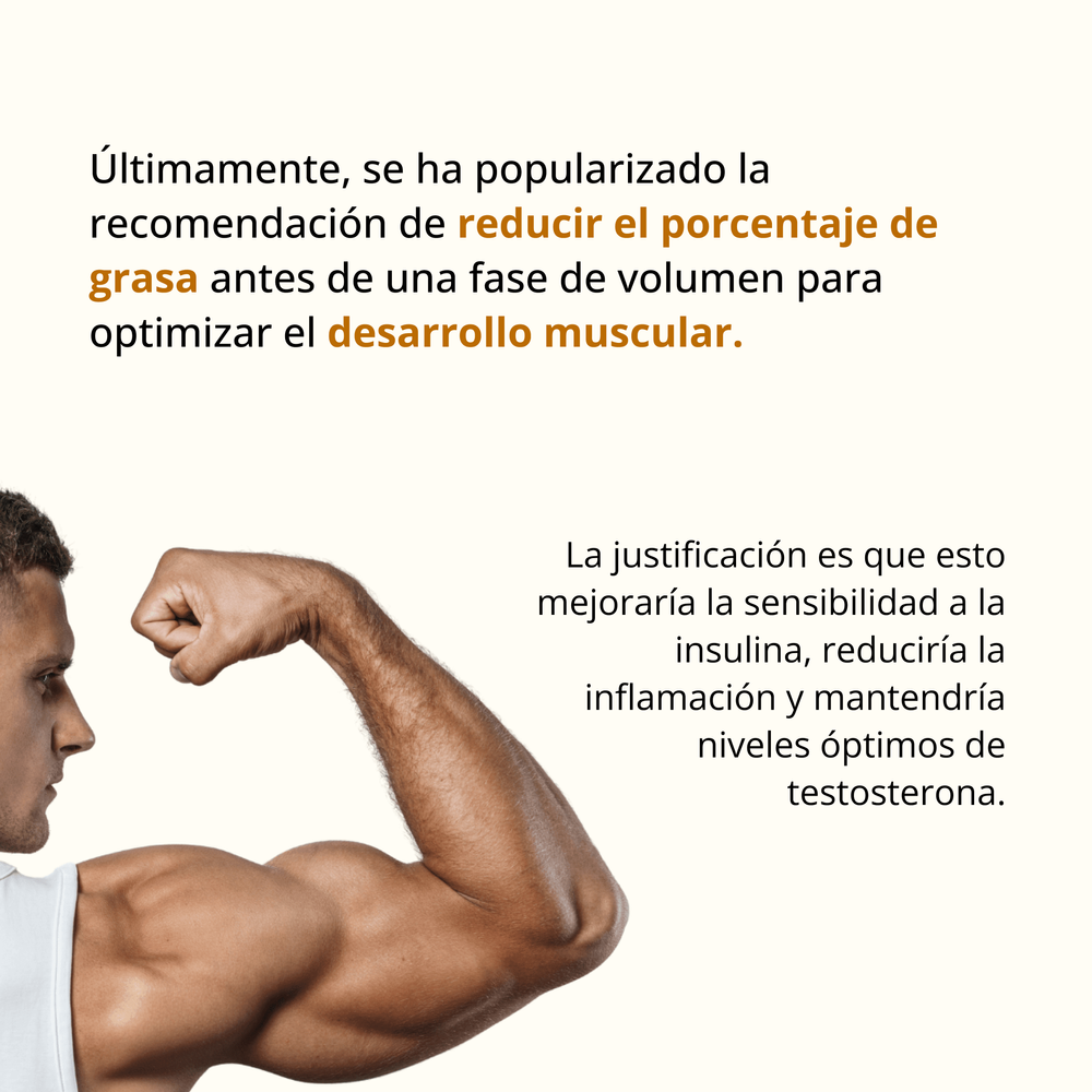 Porcentaje de grasa óptimo y ganancia muscular parte 2