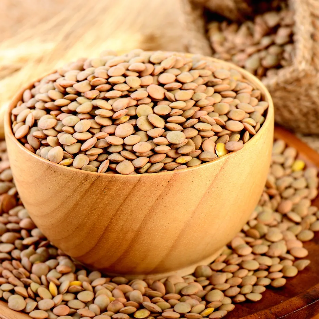 Lentejas, 9 g de proteína por 100 g