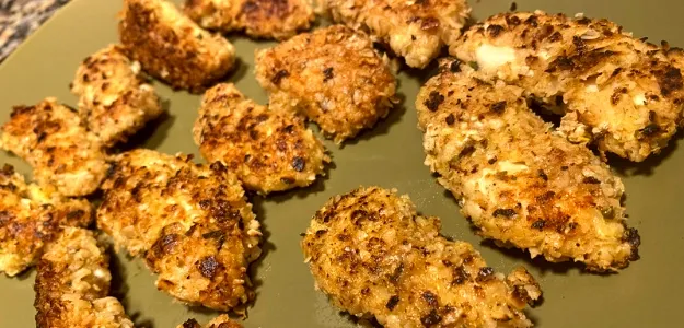 nuggets de pollo saludable.