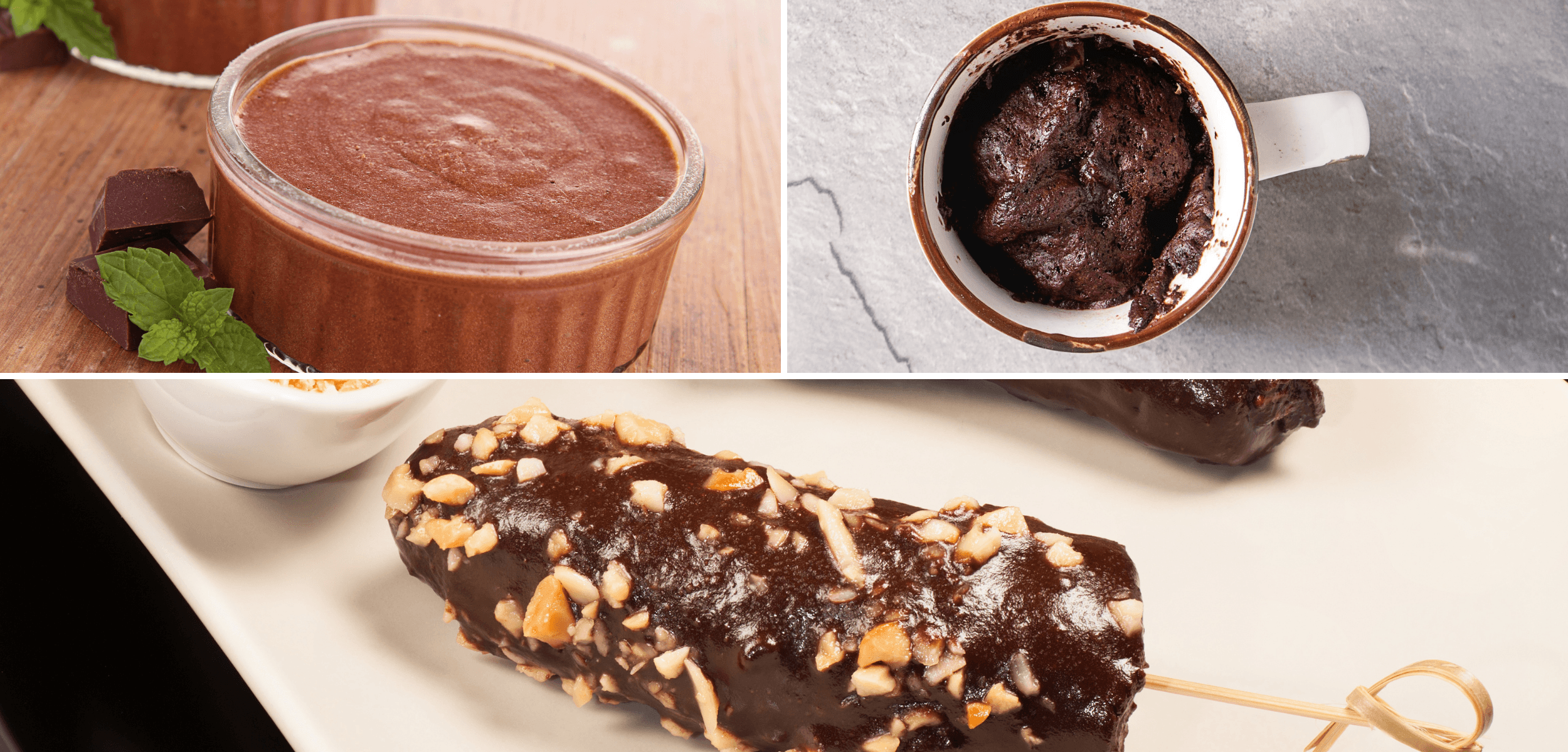 postres con chocolate