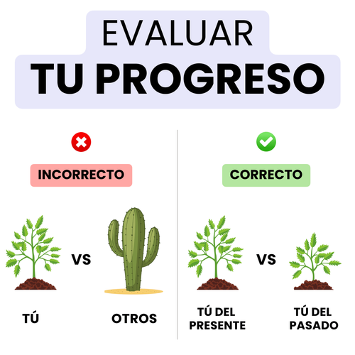 La Forma Correcta de Evaluar tu Progreso: No te Compares