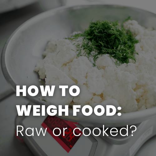 how to weigh food: raw or cooked?