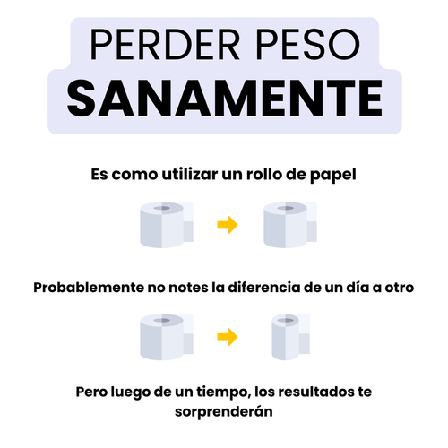 Perder Peso Sanamente es Gradual
