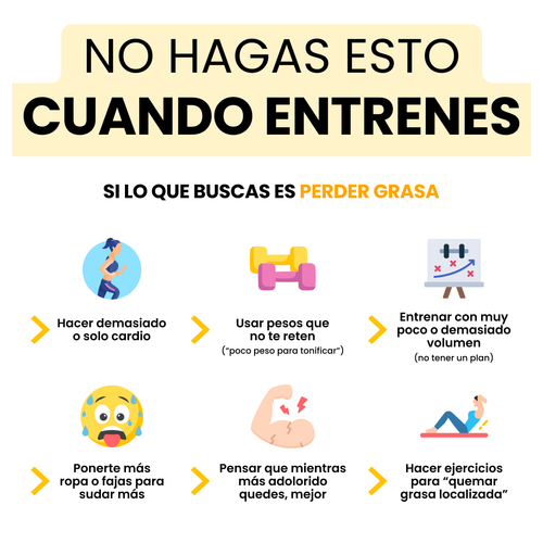 6 Errores al Entrenar para Perder Grasa
