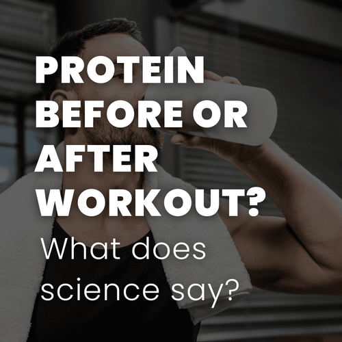 protein before or after training
