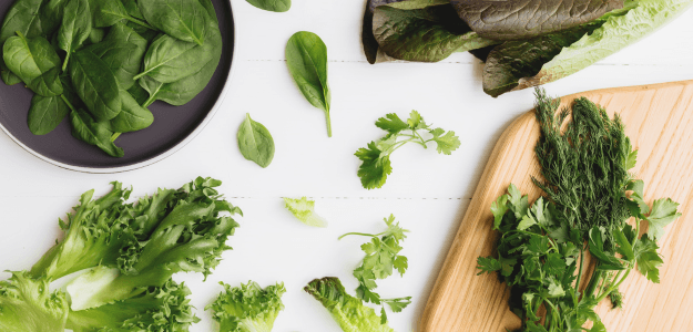 Bowl of kale and broccoli, nutrient-dense vegetables that promote satiety