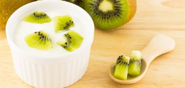 Yogurt con kiwi